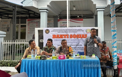 Rutan Sibuhuan Gelar Baksos, Salurankan 250 Paket Sembako 