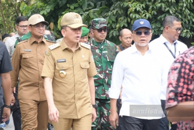 Tinjau Pompa Irigasi di Deliserdang, Menko Pangan: Petani Bisa Panen 3 Kali Setahun