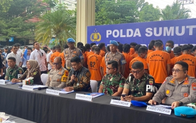 Sinergi TNI-Polri Gerebek 2 Sarang Narkoba di Medan