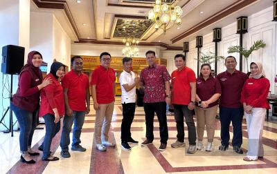 Kemeriahan Chinese New Year, Member Grand Inna Medan Berharap di Tahun Ular Kayu Semakin Bersinar