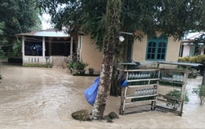 Tanggul Sungai Jebol: 163 Rumah di Dua Desa Sergei Tergenang Air