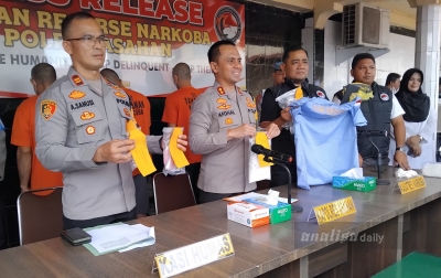 Polres Asahan Ungkap Peredaran Narkoba Dikendalikan dari Lapas, 4 Pelaku Ditangkap, 823 Gram Sabu Disita