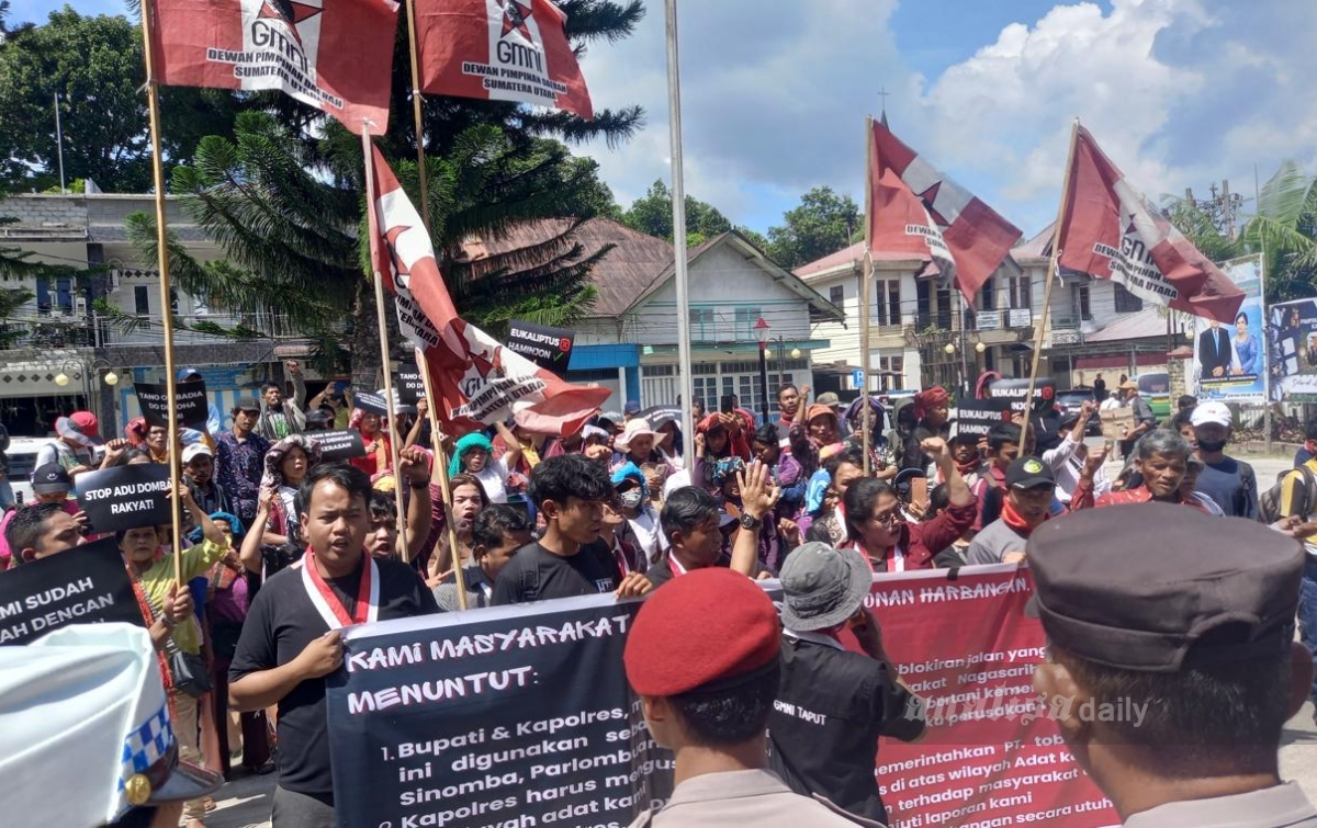 TPL Bantah Blokir Jalan Masyarakat di Nagasaribu Siharbangan