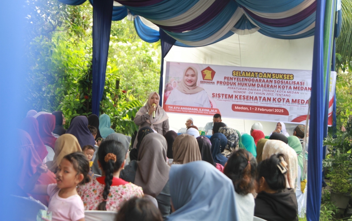 Anggota DPRD Medan Tia Ayu Anggraini: Program MBG Bertujuan Cegah Generasi Bangsa Terkena Stunting