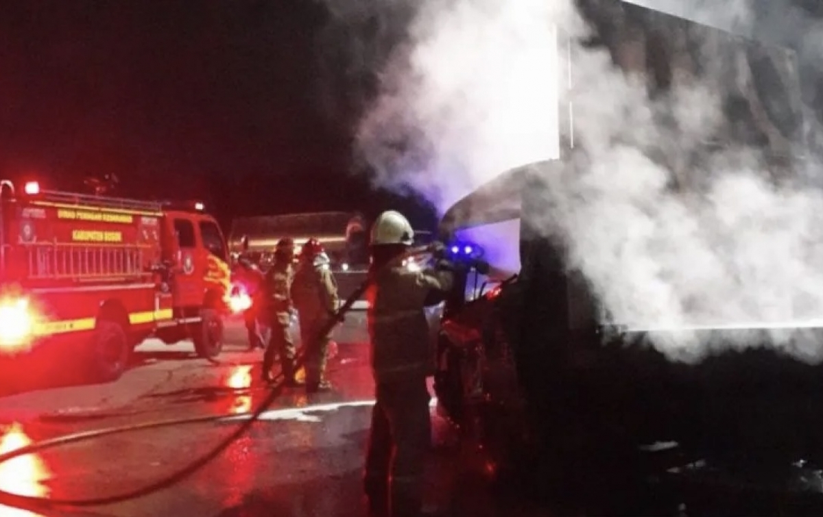 Kecelakaan Maut di Gerbang Tol Ciawi, 8 Tewas