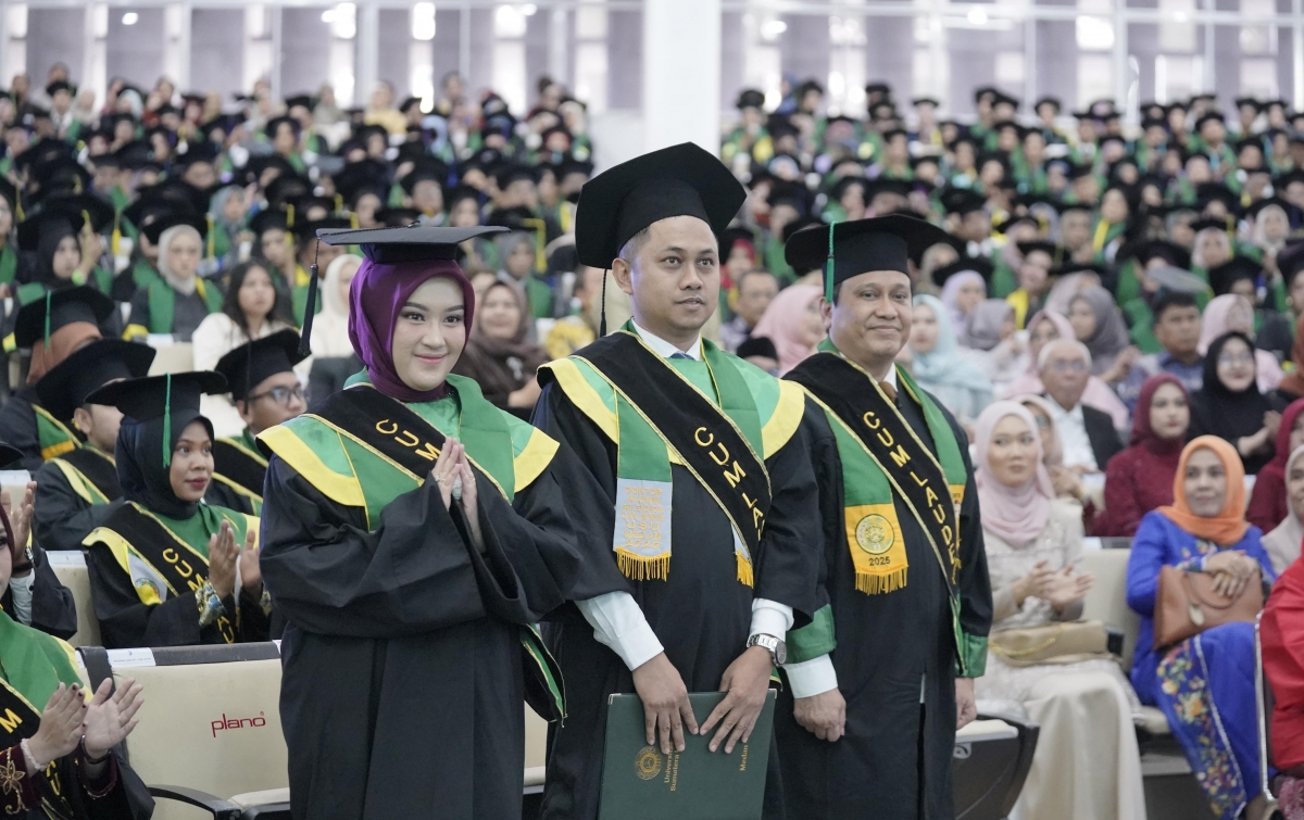 1.757 Lulusan Diwisuda, Rektor USU Soroti Pentingnya Pemikiran Kritis dan Adaptasi