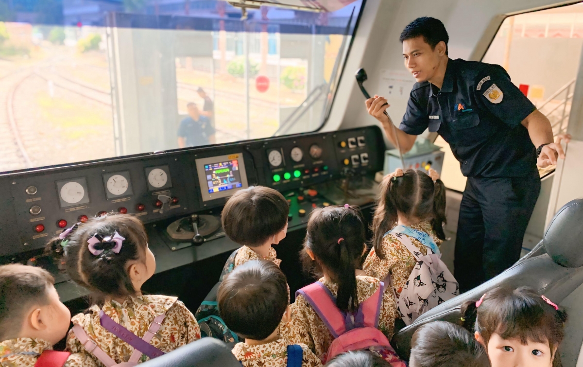 Edutrain KA Bandara Railink Medan, Pengenalan Transportasi Publik Aman dan Nyaman Bagi Masyarakat