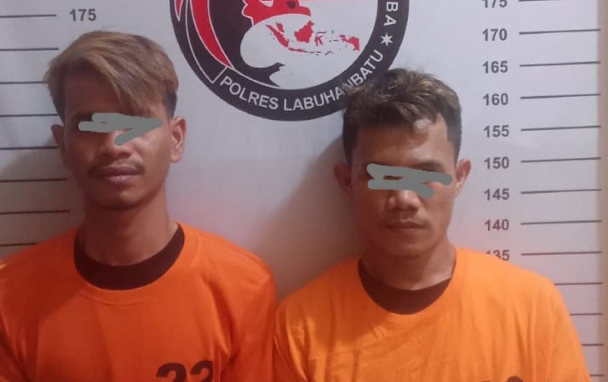 Polres Labuhanbatu Tangkap Dua Warga Dumai Diduga Pengedar Sabu