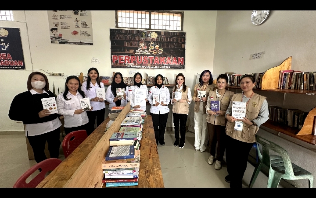 Rutan Perempuan Kelas IIA Medan Terima Sumbangan Buku dari Yayasan Roda Kebajikan Peduli