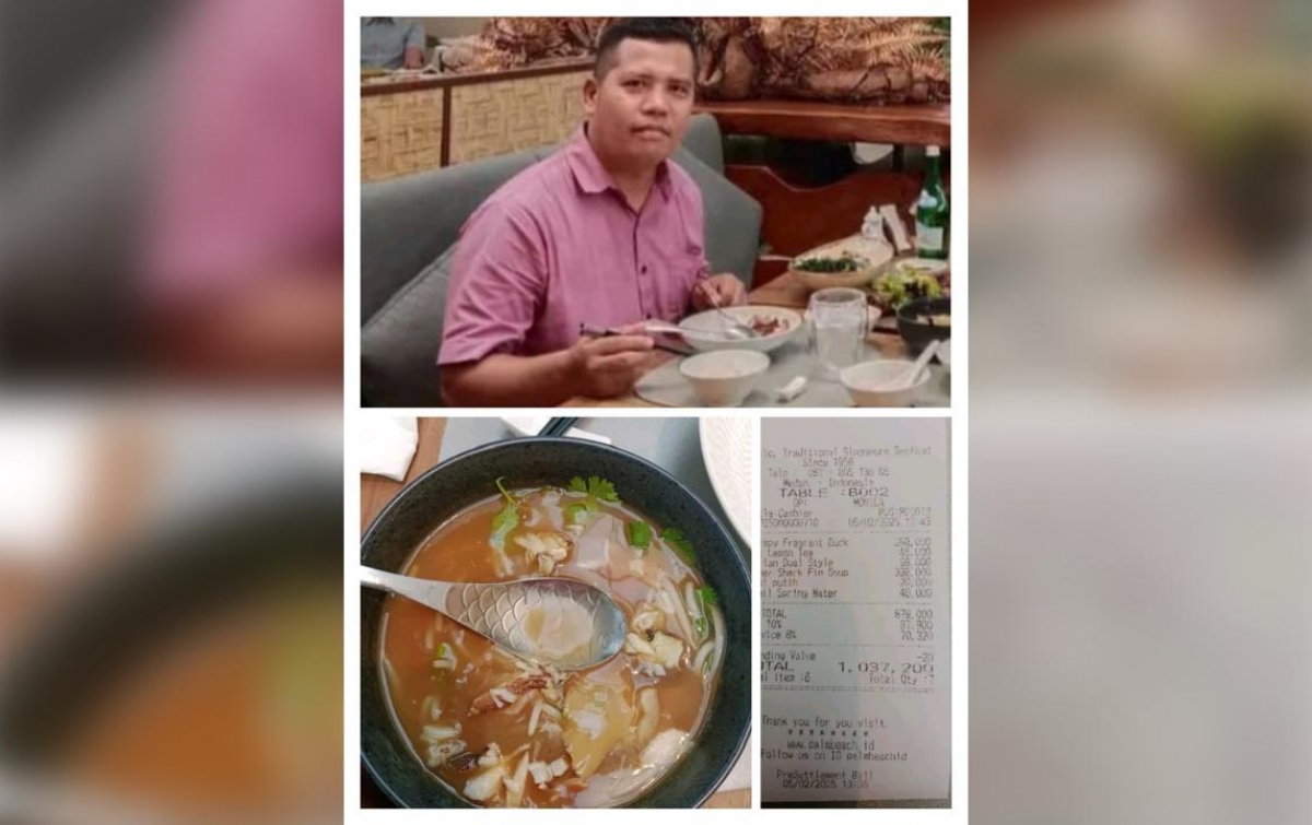 Makan Sup Sirip Hiu Senilai Rp 1 Juta, Plt Kepsek SMAN 2 Kisaran Tunjukkan Hidup Berlebihan