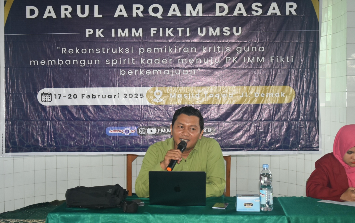 Jadi Pembicara DAD IMM FIKTI UMSU, Amrullah Berikan Pemahaman Digital Entrepreneur