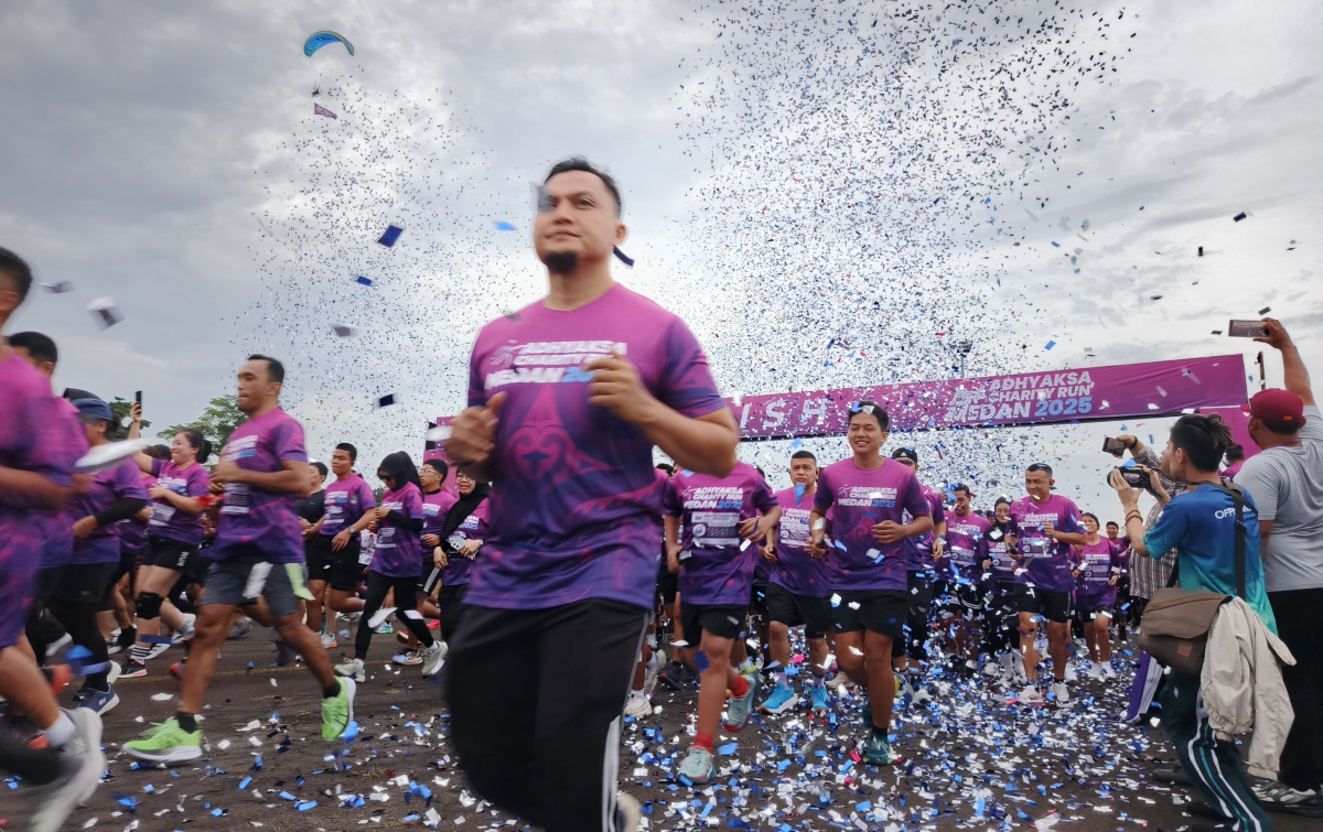 Adhyaksa Charity Run 2025 Diikuti 2000 Pelari, Termasuk Disabilitas