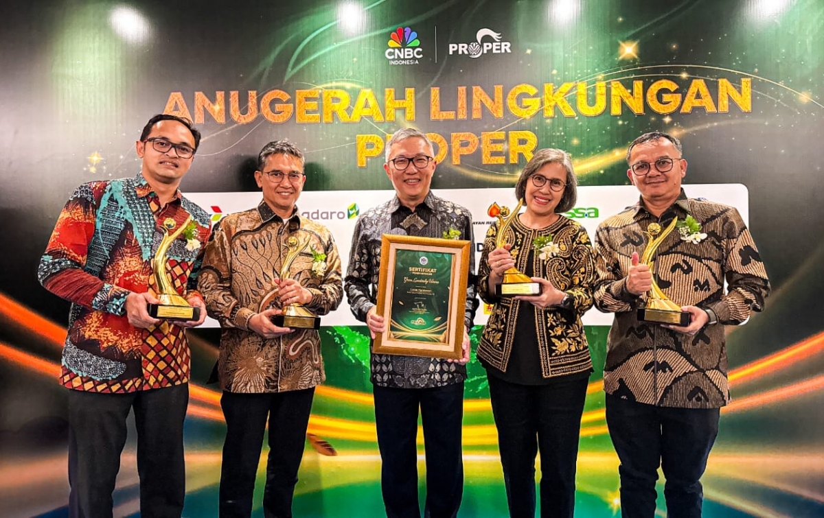 Grup ANJ Raih 4 PROPER Emas 2024 dan Gelar Green Leadership Utama dari KLH