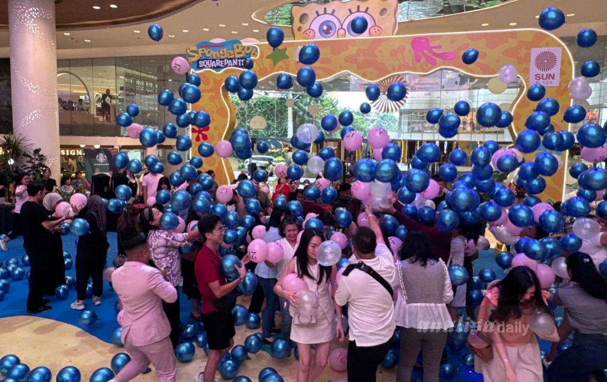 Keseruan Balloon Drop Anniversary Rewards Sun Plaza, Diikuti 100 Pengunjung Terpilih