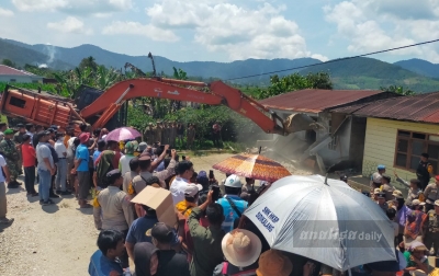 PN Sidikalang Eksekusi Perkara Tahun 1991, Rumah dan Tanaman Dirobohkan