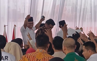 Meriah dan Sukses, Zakiyuddin Harahap Hibur Masyarakat di HUT ke-17 Gerindra