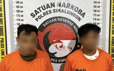 TIM Gabungan Polres Simalungun Gulung Bandar Narkoba di Kawasan Padat Penduduk Rambung Merah