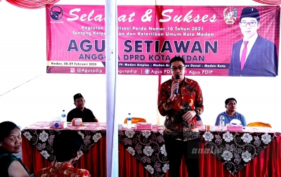 Sosialisasikan Perda Ketentraman dan Ketertiban Umum, Agus Setiawan: Jika Tertib, Masyarakat Pasti Tentram