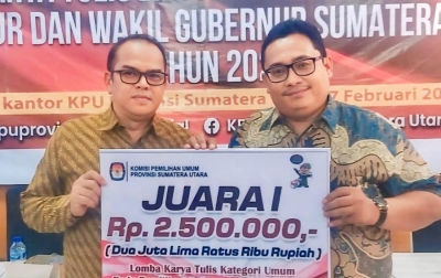 Ramen A Purba Juara I Lomba Karya Tulis Pilkada 2024