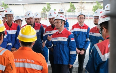 Kesiapan Swasembada Energi, Direktur Manajemen Risiko Pertamina Tinjau Sarfas di Medan