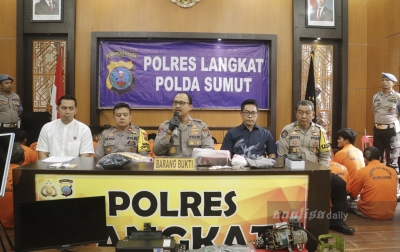 55 Kasus Kriminal Diungkap Polres Langkat, 70 Tersangka Ditangkap!