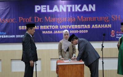 Alumni Terbaik, Prof Mangaraja Dipilih jadi Rektor Universitas Asahan