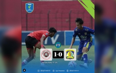 PNM Liga Nusantara: Sumut United Menang Tipis atas Persiba Balikpapan