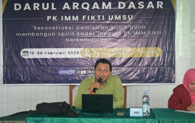 Jadi Pembicara DAD IMM FIKTI UMSU, Amrullah Berikan Pemahaman Digital Entrepreneur