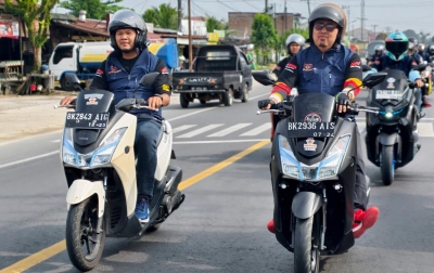 Touring Yamaha LEXi LX 155, Pembuktian Fitur Unggulan Bikin Nyaman Peserta Touring