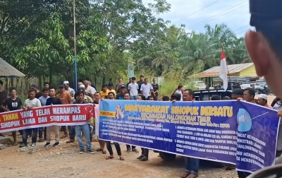 Tuntut Tanah Ulayat, Masyarakat Sihopuk Unjuk Rasa ke BHP