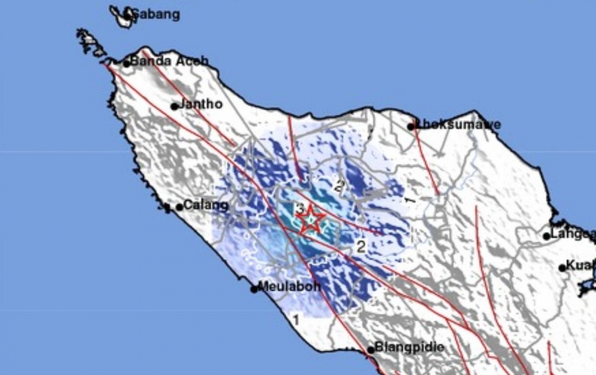 Gempabumi Magnitudo 4,2 Guncang Nagan Raya