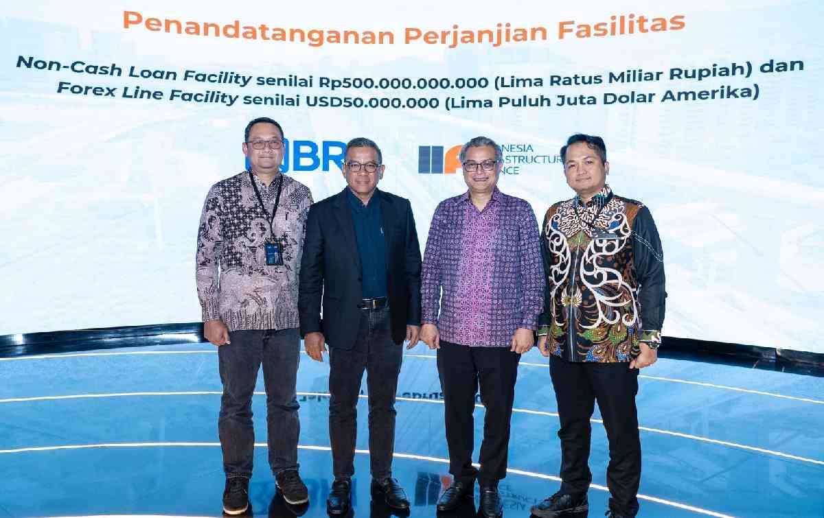 Dukung Pembangunan Sektor Infrastruktur Tanah Air, BRI Berikan Fasilitas Kredit Kepada Indonesia Infrastructure Finance (IIF)