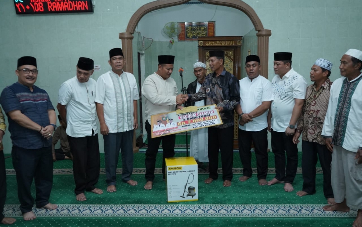 Safari Ramadan, Wabup Asahan Kunjungi Masjid Al-Ikhlas