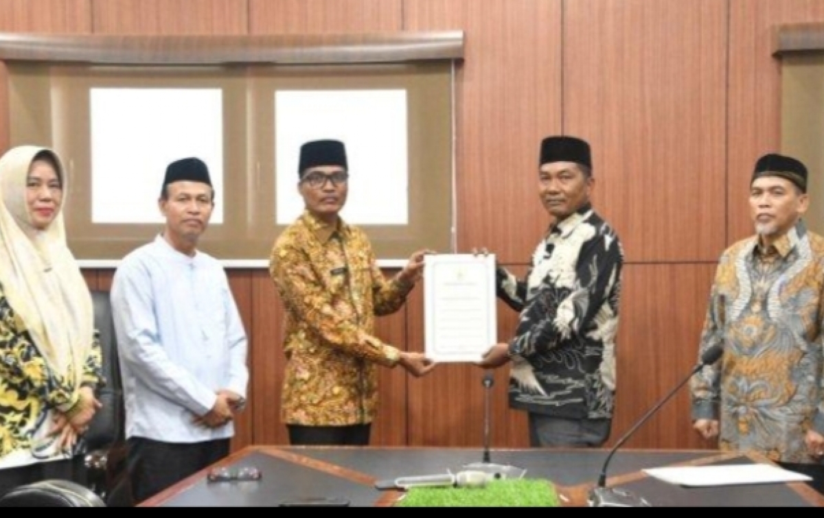 Pj Walikota Langsa Angkat T. Faisal Jadi Direktur Perumda AM Tirta Keumuneng