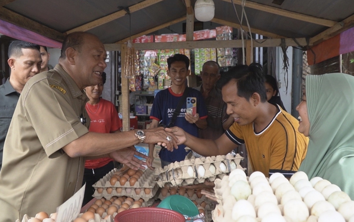 Harga Sembako di Pasar Tradisional Tanjung Pura Stabil dan Batas Wajar