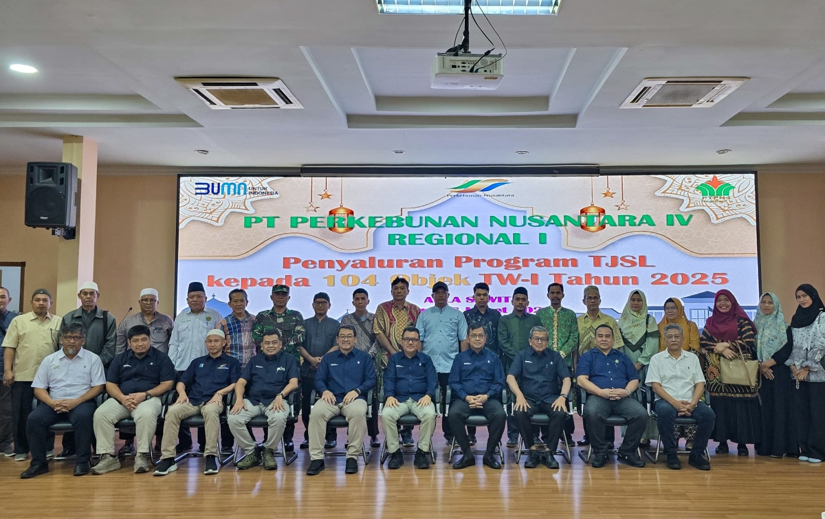 PTPN IV Regional I Salurkan Bantuan TJSL Triwulan I Tahun 2025: Wujud Nyata Kepedulian untuk Masyarakat