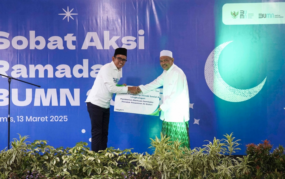 ASDP Salurkan Bantuan Sembako Program Sobat Aksi Ramadan BUMN Berbagi