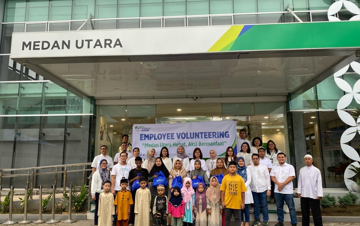 BPJS Ketenagakerjaan Medan Utara Aksi Sosial di Lingkungan Sekitar Kantor