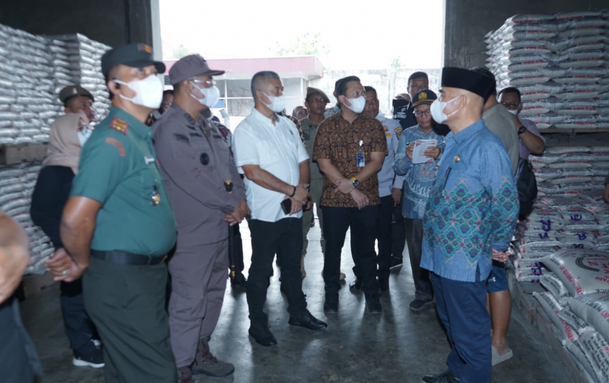 Pastikan Ketersediaan Bahan Pokok, Pemkab-Forkopimda Asahan Sidak ke Pasar