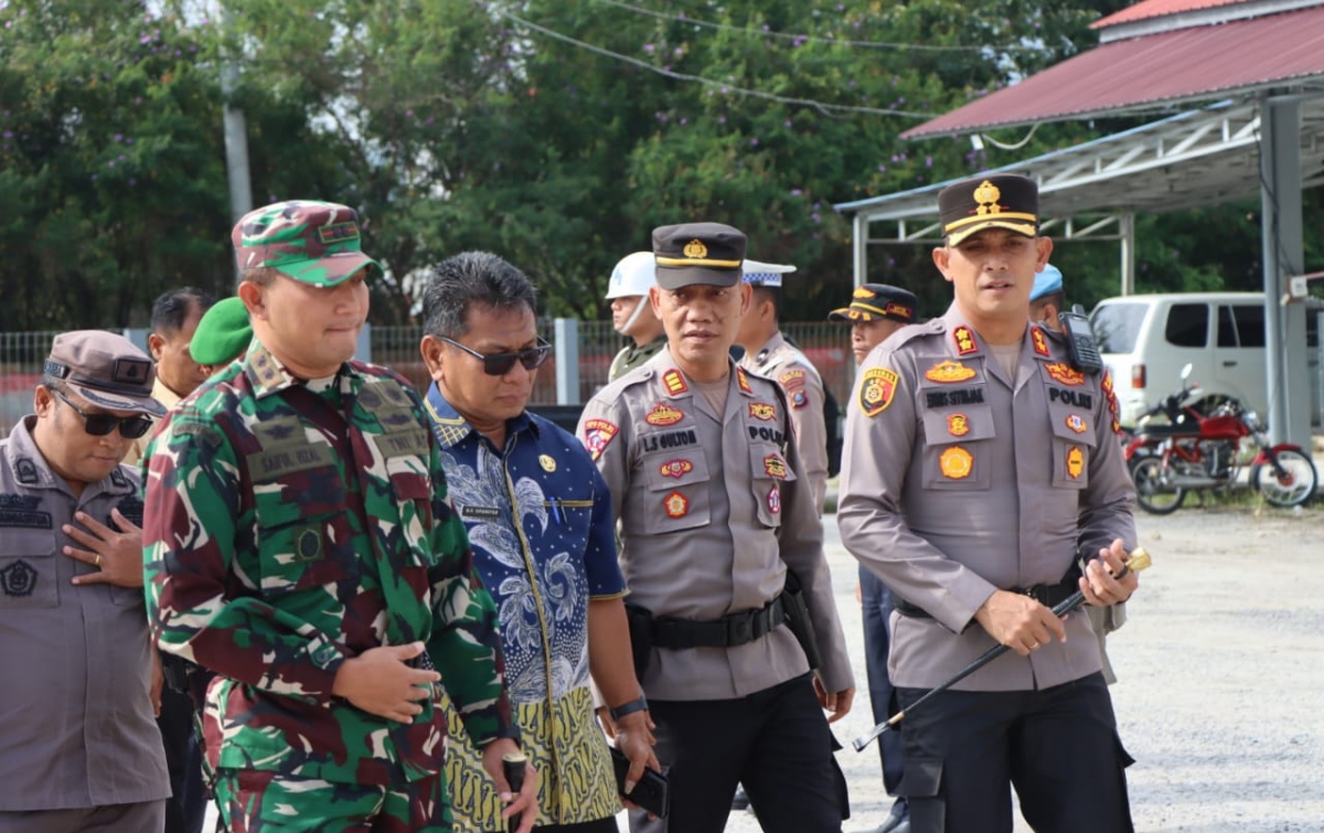 Polres Taput Gelar Apel Pasukan Operasi Ketupat Toba tahun 2025