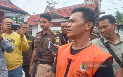 Kejari Asahan Terima Berkas Perkara Sisik Trenggiling