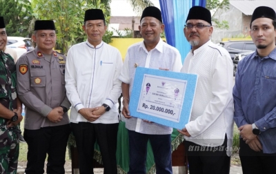 Afandin Serahkan Bantuan Rp 920 Juta ke 46 Masjid di 23 Kecamatan se-Kabupaten Langkat