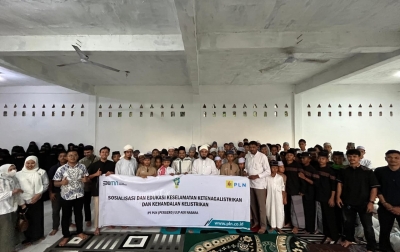 Ramadan Penuh Berkah, PLN ULP Aek Nabara dan YBM Santuni 75 Anak Panti Asuhan Raudhatul Ulum