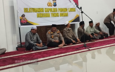 Kapolres Padanglawas Bangun Sinergitas dengan Tokoh Agama dan Insan Pers