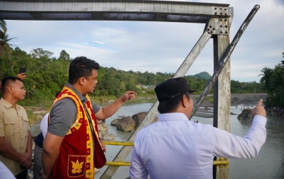 Bobby Nasution Janjikan Pembangunan Jembatan Oyo Tahun Ini