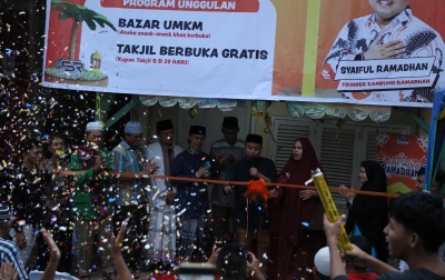 Peduli UMKM, Syaiful Ramadhan Kembali Buka Kampoeng Ramadhan