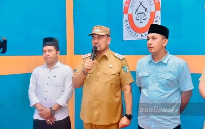 Bupati Batubara Baharuddin Resmikan Kantor Hukum Bahagia Keadilan