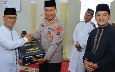 Kapolres Tebingtinggi Bukber dengan Tim Safari Ramadan