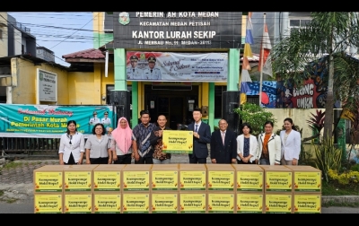 Gereja Tuhan Gelar Kampanye “Hold Hope” di Medan Petisah, Bagikan Sembako untuk Keluarga Kurang Mampu