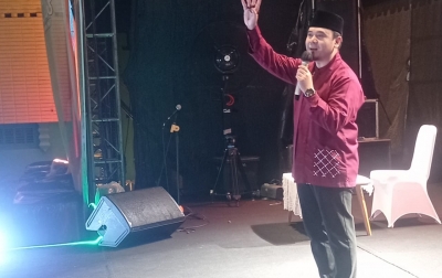 Warga Medan Padati Tabligh Akbar  Ustadz Hilman Fauzi di Ramadan Fair